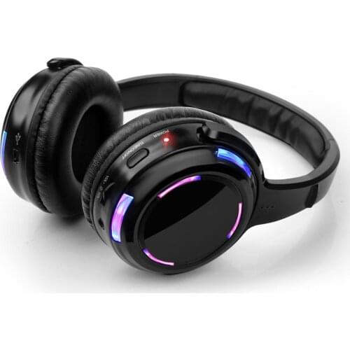 RF 500m LED wireless silent disco headphone 60 plus 2 transmitters package