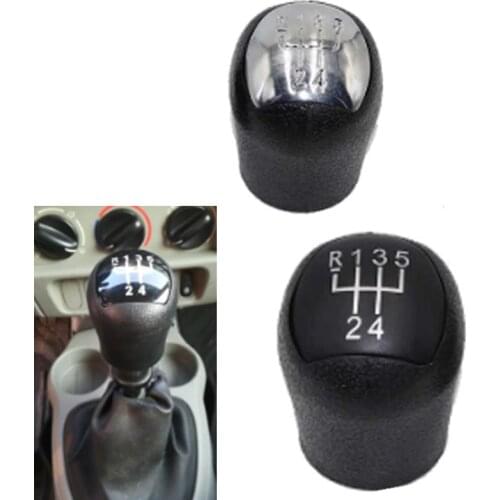 5 Speed Car Gear Stick Shift Knob Head Gear Gaitor Lever Handle Manual For Renault Clio Kangoo 2006 2007 2008