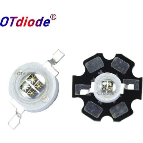 5W Infrared IR 940NM High Power LED Bead Emitter 4 chip DC1.4-1.7V 1400mA with 20mm PCB for Night Vision Camera