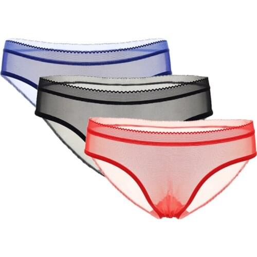 3pcs Lot Sexy Women Panties G String Ladies Underwear Lace Transparent Briefs Seamless Thongs Calcinha Ropa Interior Femenina