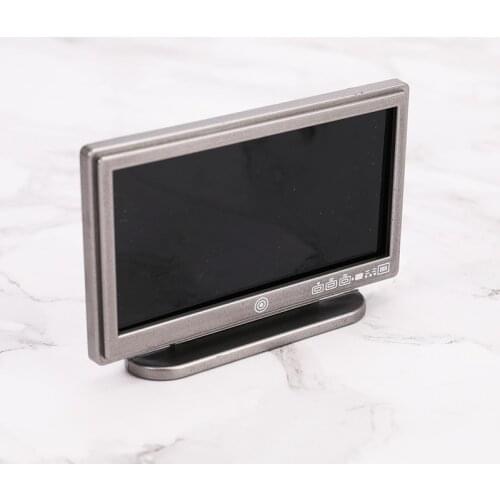 1:12 Doll House TV Remote Control Simulation Miniature Furniture Dollhouse Living Room Decoration Television