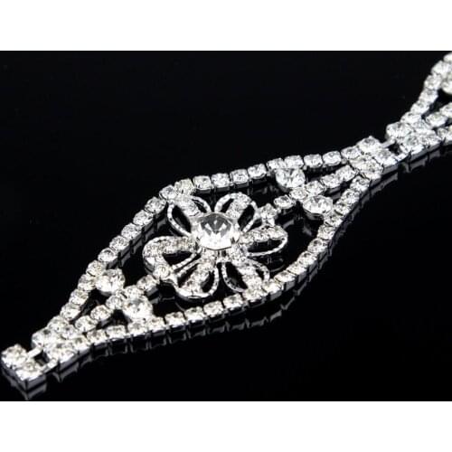 10Yards Sew On Rhinestones Chain Sewing Crafts Crystals Glitter Glass Strass Bling Rhinestone Trim