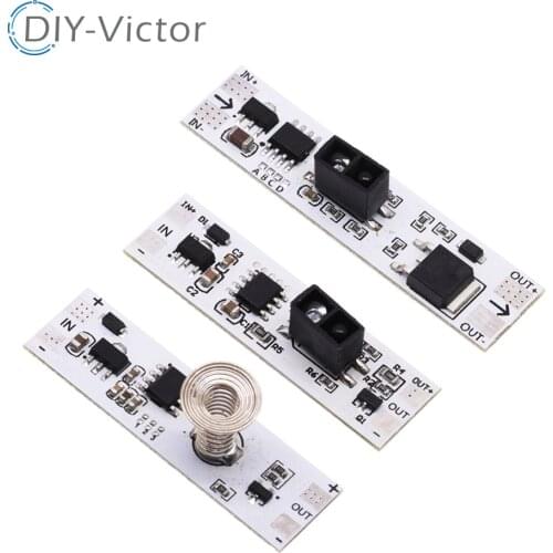 Touch Switch Capacitive Sensor Module 5V-24V 12V 3A LED Dimming Control Lamps Active Components Three Mode Hard Light Controller