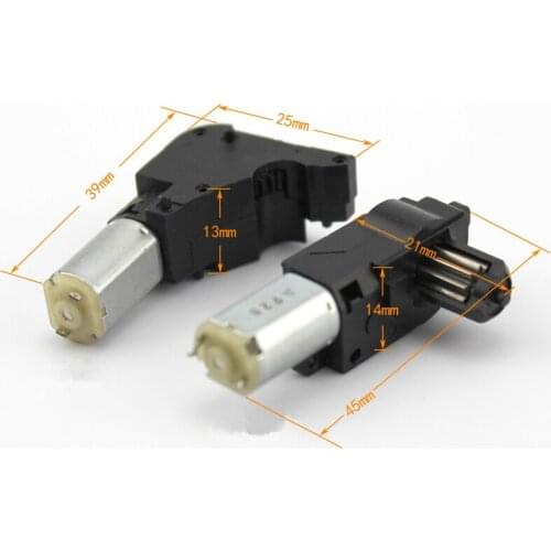 5PCS Mini black DC Gear motor 3V 5V DIY mini motor,digital camera Gear motor
