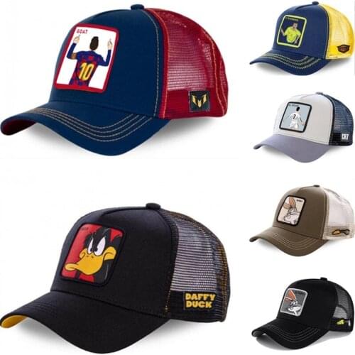 Football Star Anime Cartoon Snapback Cap Cotton Baseball Cap Men Women Hip Hop Dad Mesh Hat Trucker Dropshipping