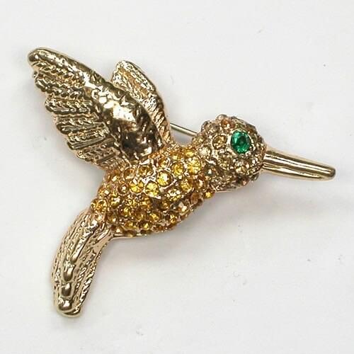Rhinestone Bird Pin brooches Fashion Jewelry gift C2130 G2
