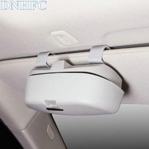 DNHFC Car sunshade buckle glasses storage box for Mazda CX5 CX-5 2017 2018 car-styling