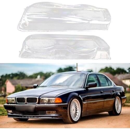 Headlight Shell Clear Car Housing Headlight Clear Head Lamp Lens Shell Cover Right Left For BMW 7-Series E38 Facelift 1999-2001