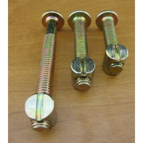 M8X30 40 50 60 70 80 90 100 110 120 Furniture Crossbar nut children baby bed connector wood bed hammer nut bolt