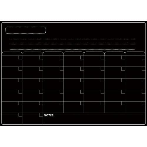 Magnetic Dry Erase Board Calendar Whiteboard Refrigerator Stickers Kitchen Fridge White Board for Weekly Monthly Schedule
