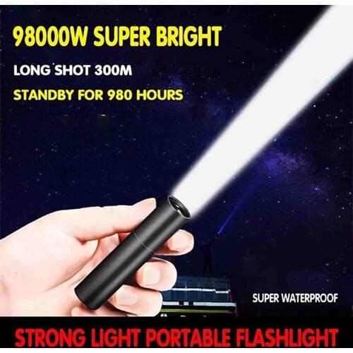 5V USB Rechargable Mini LED Flashlight 3 Lighting Mode Waterproof Torch Telescopic Zoom Portable Torch for Night Camping Hiking