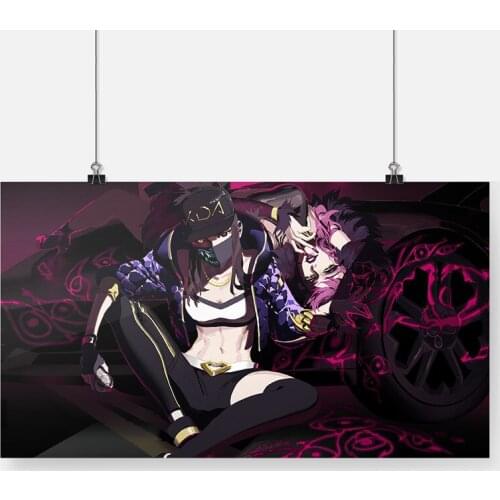 Canvas Poster Painting Kda Akali I Evelynn Wall Art Prints LOL Modular Pictures Game Role Home Decoration Living Room No Frame