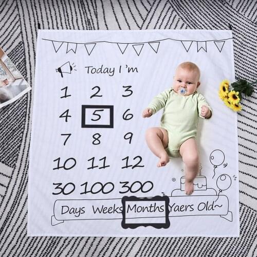 Simple Infant Photo Frame Prop Baby Photography Background Accessories Newborn Baby Kids Hundred Days Memorial Photo Frame