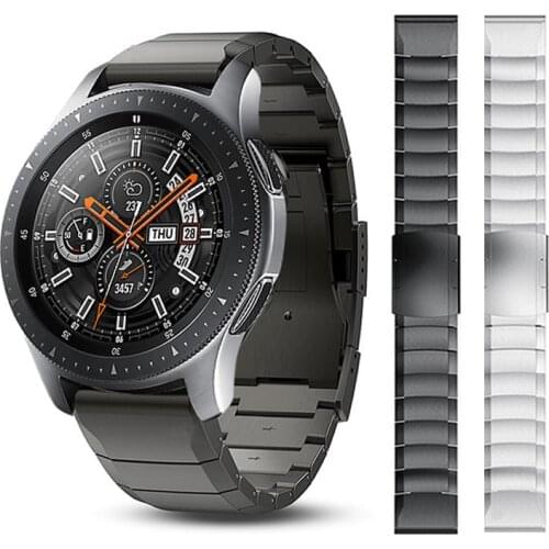 Stainless Steel Strap For Samsung Galaxy Watch 3 45MM/41MM Smart Bracelet Replaceable Wrist Bands For Galaxy Watch 46MM Gear S3