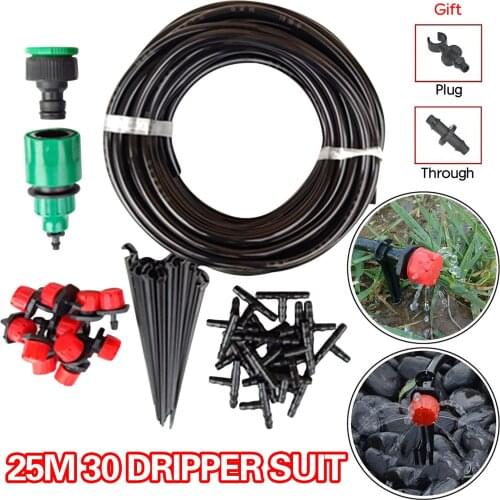 Garden Hoses Yard Irrigation System Kit Gardening Supply Hose Household Watering Drip Suit Garden Accessories Dropshipping