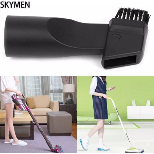 SKYMEN Universal Vacuum Cleaner Parts 2-In-1 Flat Suction Brush Head Inner Dia 32mm