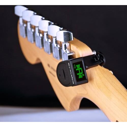 JT-306 Mini Guitar Tuner Digital LCD Clip On Tuner for Electric Acoustic Classic Guitar Chromatic Guitar Bass Free Shipping