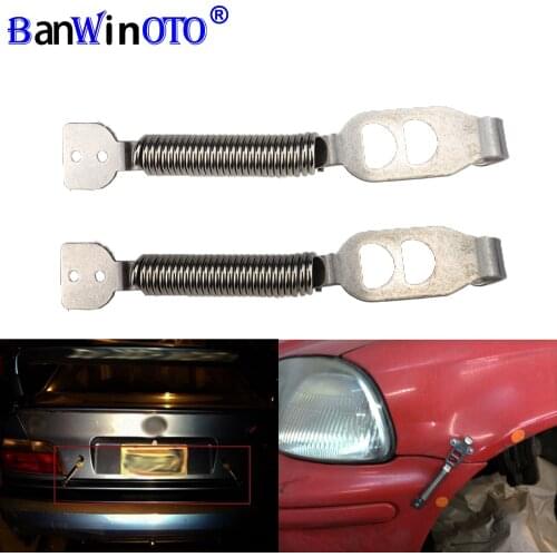 Universal Brand New 1Pair Car Styling Tunning Boot Bonnet Springs Clips Pin Kit Hood Lock Panel Race Rally Security for Car Hood