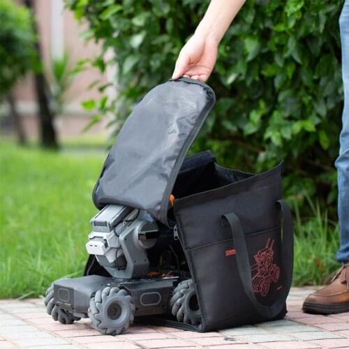 Large Capacity Foldable Carrying Case Oxford Shopping Bag Side Opening Handbag for DJI RoboMaster S1 and Accessories Storage