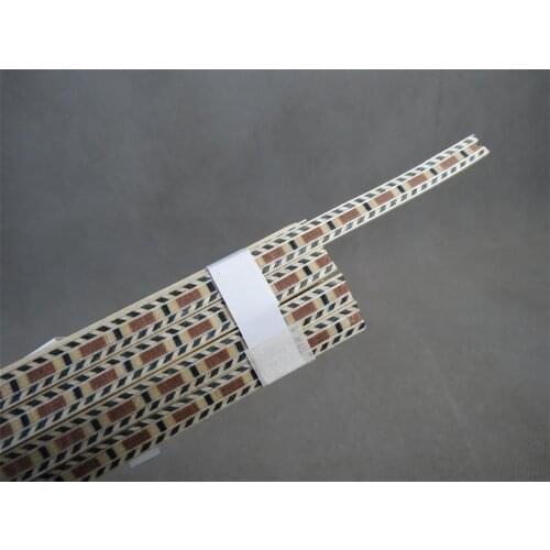 100STRIP LUTHIER FIGURED BINDING XL-62,Measures 6mm x1.2mm thick and 640mm long