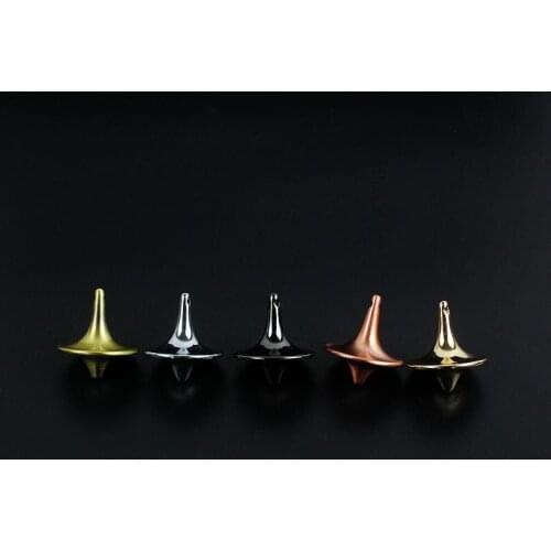 200pcs Mini Magic Metal Gyro Gift Creative Toy Spinning Top Inception For Exquisite Collection Decor 28MM sport toy