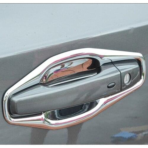 For MG GS 2015 2016 2017 ABS Chrome accessories car styling Car Door protector handle Bowl Cover Trim 8pcs