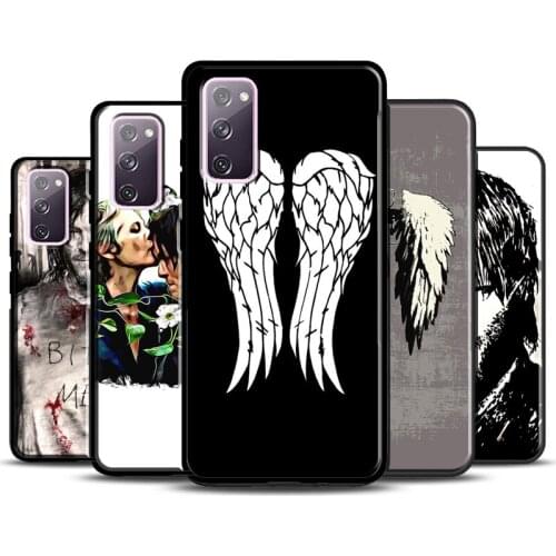 Daryl Dixon Wings Zombie Case For Samsung Galaxy S20 FE S10 S8 S9 Plus S10e Note 10 Plus Note 20 Ultra S21 Cover