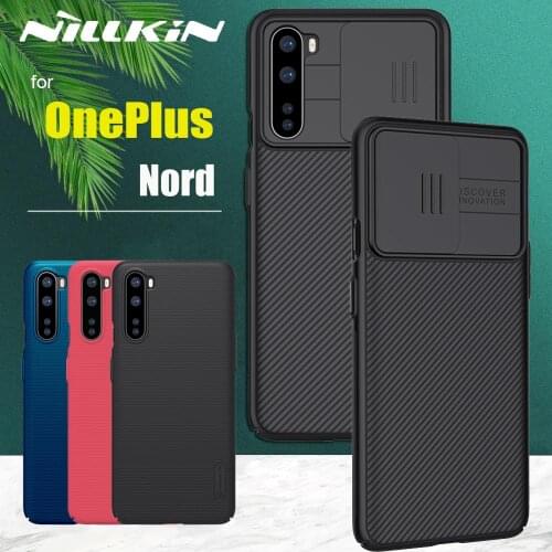 Oneplus Nord Case Casing Nillkin CamShield Lens Slide Camera Frosted Shield One Plus Nord Hard PC Cover for Oneplus Nord Case