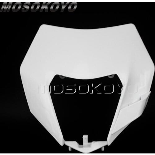 Dual Sport Dirt Bike Universal Front Mask Headlight Cover Housing Light Shell for Kawasaki Suzuki Yamaha KLX CRF EXC WR 125
