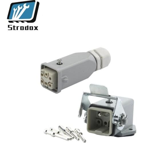 Engraving machine square air-cooled spindle motor aerial plug aviation plug anti-interference 4.5KW 6KW accessories