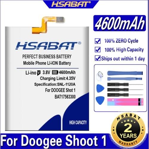 HSABAT DOOGEE Shoot 1 Phone Batteries