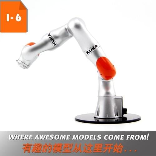 Collectible Robot 3D Model Toy Gift 1:6 Scale KUKA LBR iiwa Industrial Robot Model Manipulator Arm Model Vertical Multiple-Joint