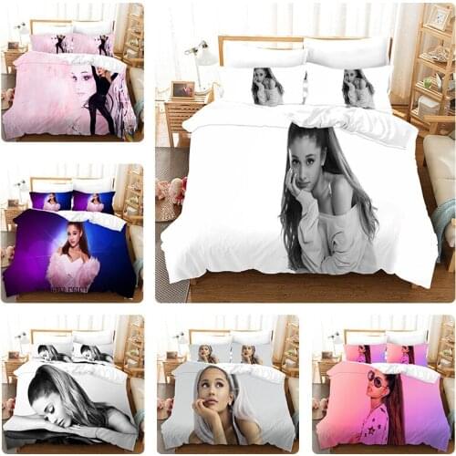 Grande Bedding Sets American Singer Pillow Case 2/3pcs Sets Adult Children Quilt Bed Cover Twin Queen King Size Duvet Cover Set