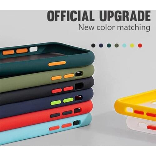 Matte Translucent Case For Realme 8 Pro Case For Realme 8 Pro Cover Shockproof Hard Phone Cover Bumper For Realme 8 Pro