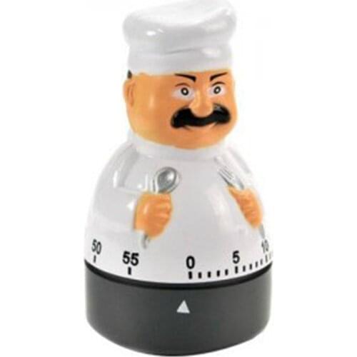 1PC Kitchen Cute Cartoon Mini timer 60 Minutes Cooking Timer Mechanical energy Saving Cronometro Cooking Tools KC1518