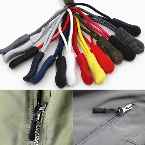 Fashion Zipper Pull Puller End Fit Rope Tag Replacement Clip Broken Buckle Fixer Zip Cord Tab Travel Bag Suitcase Tent Backpack
