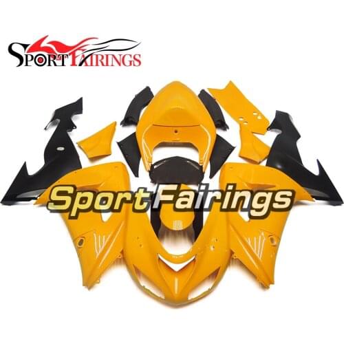 Motorcycle Fairings For Kawasaki Ninja ZX10R 06 07 ZX-10R Year 2006 2007 ABS Fairing Kit Bodywork Covers Cowling Yellow Black