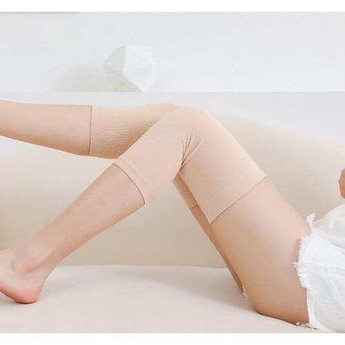 Knee Support Protector 1 Pair Leg Arthritis Injury Gym Sleeve Elasticated Bandage knee Pad Charcoal Knitted Kneepads Warm