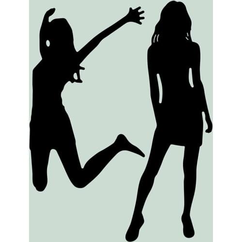 Stand Jump Girl Metal Cutting Dies Stencils for DIY Scrapbooking Photo Album Decorative Embossing Paper Cards Crafts Die Cut