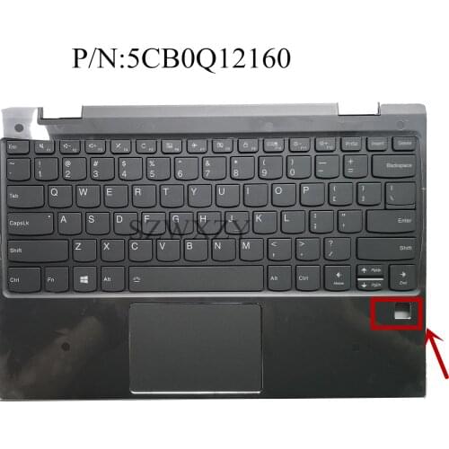 SZWXZY New Original For Lenovo Yoga 720-12IKB 720-12 Keyboard C Shell Cover US Black With Palmrest Bezel Touchpad 5CB0Q12160
