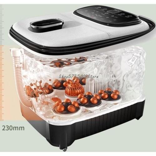Foot bath foot bath foot bath full-automatic heating constant temperature electric massage deep barrel household foot bath and h