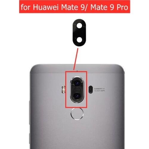 2piece for Huawei Mate 9/ Mate 9 Pro Back Camera Glass Lens Main Rear Camera Glass Cover Sticker Glass Lens Repair Spare Parts