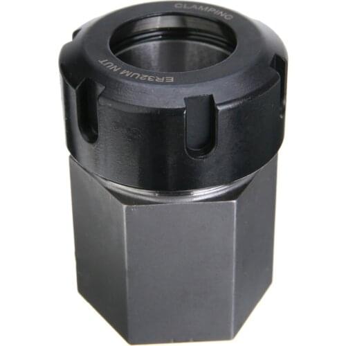 1pc Durable Spring Chuck Collet Holder Hard Steel Hex ER32 Collet Block for Lathe Engraving Cutting Machine 45*65mm