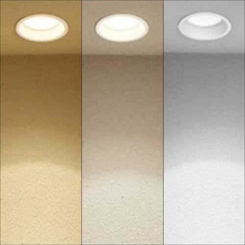 2.5" Living Room Home Background Wall Downlight Perforated Led Spotlight Embedded Ceiling Light High CRI Detachable Spotlight