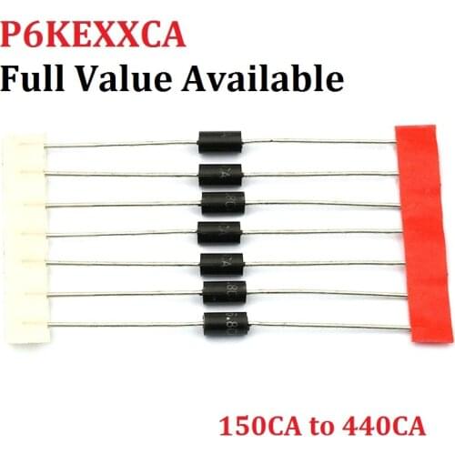 20PCS P6KE P6KE150CA 180CA 200CA 220CA 250CA 300CA 400CA 440CA TVS Diode P6KE