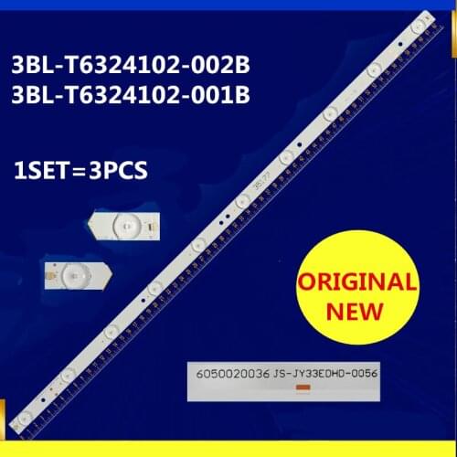 30PCS =10SET 10bars led tv strip 3BL-T6324102-002B - 6050020036 - JS-JY33EDHD-0056 -32D2000D 32d3005 32CE561 LC315TU3A 32D3005A