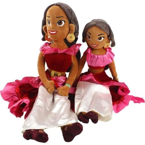 40/50cm Disney Sofia Elena Princess Plush Toys Soft Stuffed Doll