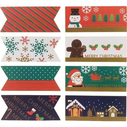 80 Pcs/lot New Multi-function Romantic MERRY CHRISTMAS Seal Sticker DIY Note Gift Labels Decoration Scrapbooking