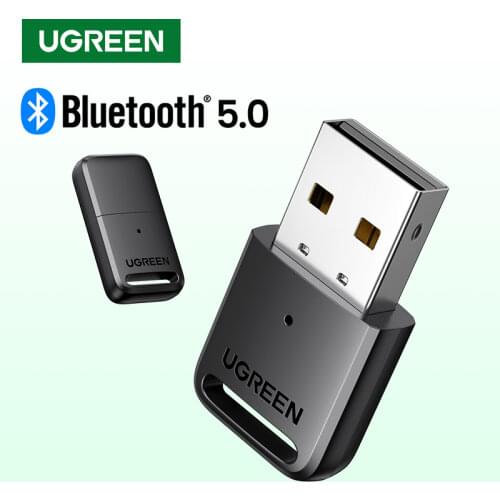 UGREEN USB Bluetooth 4.0 Adapter Wireless Dongle Transmitter and Receiver for PC with Windows 10 8 7 XP Bluetooth Stereo Headset