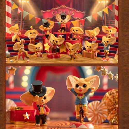 1 / 6 soldier scene accessories small gift circus fox model birthday gift